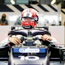 ABU DHABI, UNITED ARAB EMIRATES - DECEMBER 10: Pierre Gasly of Scuderia AlphaTauri and France  during practice ahead of the F1 Grand Prix of Abu Dhabi at Yas Marina Circuit on December 10, 2021 in Abu Dhabi, United Arab Emirates. (Photo by Peter Fox/Getty Images)