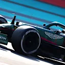 ABU DHABI, UNITED ARAB EMIRATES - DECEMBER 11: Sebastian Vettel of Germany driving the (5) Aston Martin AMR21 Mercedes during final practice ahead of the F1 Grand Prix of Abu Dhabi at Yas Marina Circuit on December 11, 2021 in Abu Dhabi, United Arab Emirates. (Photo by Dan Istitene - Formula 1/Formula 1 via Getty Images)
