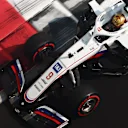 ABU DHABI, UNITED ARAB EMIRATES - DECEMBER 11: Nikita Mazepin of Russia driving the (9) Haas F1 Team VF-21 Ferrari during final practice ahead of the F1 Grand Prix of Abu Dhabi at Yas Marina Circuit on December 11, 2021 in Abu Dhabi, United Arab Emirates. (Photo by Mark Thompson/Getty Images)