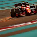 ABU DHABI, UNITED ARAB EMIRATES - DECEMBER 11: Carlos Sainz of Spain driving the (55) Scuderia Ferrari SF21 during qualifying ahead of the F1 Grand Prix of Abu Dhabi at Yas Marina Circuit on December 11, 2021 in Abu Dhabi, United Arab Emirates. (Photo by Clive Rose/Getty Images)
