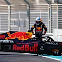 Juri Vips suffered a spin in the Red Bull