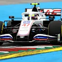 SPIELBERG, AUSTRIA - JULY 02: Mick Schumacher of Germany driving the (47) Haas F1 Team VF-21 Ferrari during practice ahead of the F1 Grand Prix of Austria at Red Bull Ring on July 02, 2021 in Spielberg, Austria. (Photo by Bryn Lennon/Getty Images)
