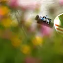 SPIELBERG, AUSTRIA - JULY 02: George Russell of Great Britain driving the (63) Williams Racing FW43B Mercedes during practice ahead of the F1 Grand Prix of Austria at Red Bull Ring on July 02, 2021 in Spielberg, Austria. (Photo by Dan Istitene - Formula 1/Formula 1 via Getty Images)