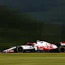 SPIELBERG, AUSTRIA - JULY 02: Antonio Giovinazzi of Italy driving the (99) Alfa Romeo Racing C41 Ferrari during practice ahead of the F1 Grand Prix of Austria at Red Bull Ring on July 02, 2021 in Spielberg, Austria. (Photo by Bryn Lennon/Getty Images)