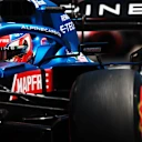 SPIELBERG, AUSTRIA - JULY 03: Esteban Ocon of France driving the (31) Alpine A521 Renault in the Pitlane during final practice ahead of the F1 Grand Prix of Austria at Red Bull Ring on July 03, 2021 in Spielberg, Austria. (Photo by Mark Thompson/Getty Images)