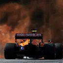 SPIELBERG, AUSTRIA - JULY 03: Lando Norris of Great Britain driving the (4) McLaren F1 Team MCL35M Mercedes during qualifying ahead of the F1 Grand Prix of Austria at Red Bull Ring on July 03, 2021 in Spielberg, Austria. (Photo by Clive Mason - Formula 1/Formula 1 via Getty Images)