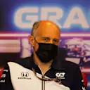 BAKU, AZERBAIJAN - JUNE 04: Scuderia AlphaTauri Team Principal Franz Tost talks in the Team Principals Press Conference during practice ahead of the F1 Grand Prix of Azerbaijan at Baku City Circuit on June 04, 2021 in Baku, Azerbaijan. (Photo by Maxim Shemetov - Pool/Getty Images)