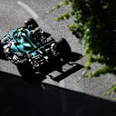 BAKU, AZERBAIJAN - JUNE 05: Sebastian Vettel of Germany driving the (5) Aston Martin AMR21 Mercedes on track during qualifying ahead of the F1 Grand Prix of Azerbaijan at Baku City Circuit on June 05, 2021 in Baku, Azerbaijan. (Photo by Clive Rose/Getty Images)