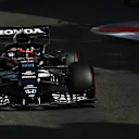 BAKU, AZERBAIJAN - JUNE 06: Yuki Tsunoda of Japan driving the (22) Scuderia AlphaTauri AT02 Honda on track during the F1 Grand Prix of Azerbaijan at Baku City Circuit on June 06, 2021 in Baku, Azerbaijan. (Photo by Dan Mullan - Formula 1/Formula 1 via Getty Images)