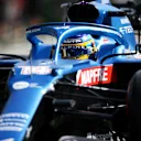 BAHRAIN, BAHRAIN - MARCH 26: Fernando Alonso of Spain driving the (14) Alpine A521 Renault in the Pitlane during practice ahead of the F1 Grand Prix of Bahrain at Bahrain International Circuit on March 26, 2021 in Bahrain, Bahrain. (Photo by Peter Fox/Getty Images)