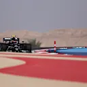 BAHRAIN, BAHRAIN - MARCH 26: Pierre Gasly of France driving the (10) Scuderia AlphaTauri AT02 Honda on track during practice ahead of the F1 Grand Prix of Bahrain at Bahrain International Circuit on March 26, 2021 in Bahrain, Bahrain. (Photo by Lars Baron/Getty Images)