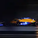 BAHRAIN, BAHRAIN - MARCH 27: Daniel Ricciardo of Australia driving the (3) McLaren F1 Team MCL35M Mercedes on track during qualifying ahead of the F1 Grand Prix of Bahrain at Bahrain International Circuit on March 27, 2021 in Bahrain, Bahrain. (Photo by Bryn Lennon/Getty Images)