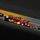 BAHRAIN, BAHRAIN - MARCH 28: Carlos Sainz of Spain driving the (55) Scuderia Ferrari SF21 on track during the F1 Grand Prix of Bahrain at Bahrain International Circuit on March 28, 2021 in Bahrain, Bahrain. (Photo by Lars Baron/Getty Images)