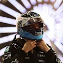 BAHRAIN, BAHRAIN - MARCH 28: Third placed Valtteri Bottas of Finland and Mercedes GP looks on in parc ferme during the F1 Grand Prix of Bahrain at Bahrain International Circuit on March 28, 2021 in Bahrain, Bahrain. (Photo by Lars Baron/Getty Images)