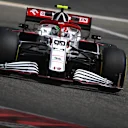 Antonio Giovinazzi was getting the laps done for Alfa Romeo