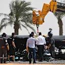 The marshals recover Hamilton's beached W12