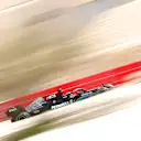 Hamilton's W12 a blur above the horizon