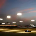 Latifi goes on a flying run under the floodlights