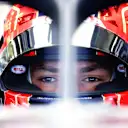 The eyes: Pierre Gasly prepares for his run