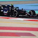 Vettel's Aston Martin in the afternoon of Day 3. Stroll finished last in the session after his morning stint