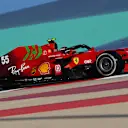 Sainz took over from Leclerc for the final afternoon