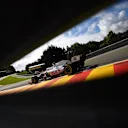 SPA, BELGIUM - AUGUST 27: Mick Schumacher of Germany driving the (47) Haas F1 Team VF-21 Ferrari during practice ahead of the F1 Grand Prix of Belgium at Circuit de Spa-Francorchamps on August 27, 2021 in Spa, Belgium. (Photo by Dan Mullan/Getty Images)