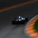 SPA, BELGIUM - AUGUST 27: Fernando Alonso of Spain driving the (14) Alpine A521 Renault during practice ahead of the F1 Grand Prix of Belgium at Circuit de Spa-Francorchamps on August 27, 2021 in Spa, Belgium. (Photo by Mario Renzi - Formula 1/Formula 1 via Getty Images)
