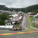 SPA, BELGIUM - AUGUST 27: Lando Norris of Great Britain driving the (4) McLaren F1 Team MCL35M Mercedes during practice ahead of the F1 Grand Prix of Belgium at Circuit de Spa-Francorchamps on August 27, 2021 in Spa, Belgium. (Photo by Dan Mullan/Getty Images)