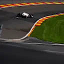 SPA, BELGIUM - AUGUST 27: Nikita Mazepin of Russia driving the (9) Haas F1 Team VF-21 Ferrari during practice ahead of the F1 Grand Prix of Belgium at Circuit de Spa-Francorchamps on August 27, 2021 in Spa, Belgium. (Photo by Dan Istitene - Formula 1/Formula 1 via Getty Images)