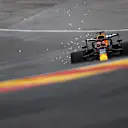 SPA, BELGIUM - AUGUST 28: Max Verstappen of the Netherlands driving the (33) Red Bull Racing RB16B Honda during final practice ahead of the F1 Grand Prix of Belgium at Circuit de Spa-Francorchamps on August 28, 2021 in Spa, Belgium. (Photo by Dan Istitene - Formula 1/Formula 1 via Getty Images)