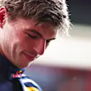 SPA, BELGIUM - AUGUST 28: Pole position qualifier Max Verstappen of Netherlands and Red Bull Racing looks on in parc ferme during qualifying ahead of the F1 Grand Prix of Belgium at Circuit de Spa-Francorchamps on August 28, 2021 in Spa, Belgium. (Photo by Dan Istitene - Formula 1/Formula 1 via Getty Images)