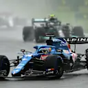 SPA, BELGIUM - AUGUST 29: Fernando Alonso of Spain driving the (14) Alpine A521 Renault during the F1 Grand Prix of Belgium at Circuit de Spa-Francorchamps on August 29, 2021 in Spa, Belgium. (Photo by Dan Mullan/Getty Images)