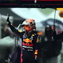 SPA, BELGIUM - AUGUST 29: Race winner Max Verstappen of Netherlands and Red Bull Racing celebrates in the Pitlane during the F1 Grand Prix of Belgium at Circuit de Spa-Francorchamps on August 29, 2021 in Spa, Belgium. (Photo by Mario Renzi - Formula 1/Formula 1 via Getty Images)