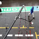 SPA, BELGIUM - AUGUST 29: Mick Schumacher of Germany and Haas F1 walks in the Pitlane during the F1 Grand Prix of Belgium at Circuit de Spa-Francorchamps on August 29, 2021 in Spa, Belgium. (Photo by Alexander Hassenstein - Formula 1/Formula 1 via Getty Images)