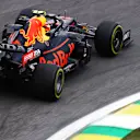 SAO PAULO, BRAZIL - NOVEMBER 12: Sergio Perez of Mexico driving the (11) Red Bull Racing RB16B Honda during practice ahead of the F1 Grand Prix of Brazil at Autodromo Jose Carlos Pace on November 12, 2021 in Sao Paulo, Brazil. (Photo by Bryn Lennon - Formula 1/Formula 1 via Getty Images)