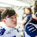 SAO PAULO, BRAZIL - NOVEMBER 12: Yuki Tsunoda of Scuderia AlphaTauri and Japan  during qualifying ahead of the F1 Grand Prix of Brazil at Autodromo Jose Carlos Pace on November 12, 2021 in Sao Paulo, Brazil. (Photo by Peter Fox/Getty Images)