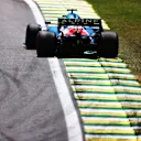 SAO PAULO, BRAZIL - NOVEMBER 13: Fernando Alonso of Spain driving the (14) Alpine A521 Renault during practice ahead of the F1 Grand Prix of Brazil at Autodromo Jose Carlos Pace on November 13, 2021 in Sao Paulo, Brazil. (Photo by Mark Thompson/Getty Images)
