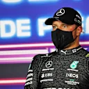 SAO PAULO, BRAZIL - NOVEMBER 13: Sprint winner Valtteri Bottas of Finland and Mercedes GP talks in the press conference after the sprint ahead of the F1 Grand Prix of Brazil at Autodromo Jose Carlos Pace on November 13, 2021 in Sao Paulo, Brazil. (Photo by XPB - Pool/Getty Images)
