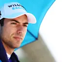 SAO PAULO, BRAZIL - NOVEMBER 14: Nicholas Latifi of Canada and Williams looks on from the grid prior to the F1 Grand Prix of Brazil at Autodromo Jose Carlos Pace on November 14, 2021 in Sao Paulo, Brazil. (Photo by Bryn Lennon - Formula 1/Formula 1 via Getty Images)