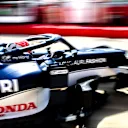 IMOLA, ITALY - APRIL 16: Pierre Gasly of Scuderia AlphaTauri and France  during practice ahead of the F1 Grand Prix of Emilia Romagna at Autodromo Enzo e Dino Ferrari on April 16, 2021 in Imola, Italy. (Photo by Peter Fox/Getty Images)