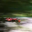 IMOLA, ITALY - APRIL 16: Carlos Sainz of Spain driving the (55) Scuderia Ferrari SF21 on track during practice ahead of the F1 Grand Prix of Emilia Romagna at Autodromo Enzo e Dino Ferrari on April 16, 2021 in Imola, Italy. (Photo by Lars Baron/Getty Images)
