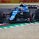 IMOLA, ITALY - APRIL 17: Esteban Ocon of France driving the (31) Alpine A521 Renault during final practice ahead of the F1 Grand Prix of Emilia Romagna at Autodromo Enzo e Dino Ferrari on April 17, 2021 in Imola, Italy. (Photo by Dan Istitene - Formula 1/Formula 1 via Getty Images)