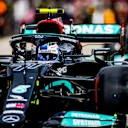 IMOLA, ITALY - APRIL 17: Valterri Bottas of Mercedes and Finland  qualifying ahead of the F1 Grand Prix of Emilia Romagna at Autodromo Enzo e Dino Ferrari on April 17, 2021 in Imola, Italy. (Photo by Peter Fox/Getty Images)