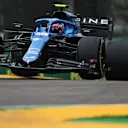 IMOLA, ITALY - APRIL 18: Esteban Ocon of France driving the (31) Alpine A521 Renault during the F1 Grand Prix of Emilia Romagna at Autodromo Enzo e Dino Ferrari on April 18, 2021 in Imola, Italy. (Photo by Clive Mason - Formula 1/Formula 1 via Getty Images)