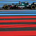 LE CASTELLET, FRANCE - JUNE 18: Lance Stroll of Canada driving the (18) Aston Martin AMR21 Mercedes on track during practice ahead of the F1 Grand Prix of France at Circuit Paul Ricard on June 18, 2021 in Le Castellet, France. (Photo by Rudy Carezzevoli/Getty Images)