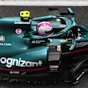 LE CASTELLET, FRANCE - JUNE 19: Sebastian Vettel of Germany driving the (5) Aston Martin AMR21 Mercedes on track during qualifying ahead of the F1 Grand Prix of France at Circuit Paul Ricard on June 19, 2021 in Le Castellet, France. (Photo by Rudy Carezzevoli/Getty Images)