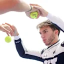 LE CASTELLET, FRANCE - JUNE 20: Pierre Gasly of France and Scuderia AlphaTauri prepares to drive on the grid prior to the F1 Grand Prix of France at Circuit Paul Ricard on June 20, 2021 in Le Castellet, France. (Photo by Peter Fox/Getty Images)