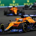 LE CASTELLET, FRANCE - JUNE 20: Daniel Ricciardo of Australia driving the (3) McLaren F1 Team MCL35M Mercedes on track during the F1 Grand Prix of France at Circuit Paul Ricard on June 20, 2021 in Le Castellet, France. (Photo by Bryn Lennon - Formula 1/Formula 1 via Getty Images)