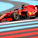 LE CASTELLET, FRANCE - JUNE 20: Charles Leclerc of Monaco driving the (16) Scuderia Ferrari SF21 on track during the F1 Grand Prix of France at Circuit Paul Ricard on June 20, 2021 in Le Castellet, France. (Photo by Dan Istitene - Formula 1/Formula 1 via Getty Images)