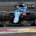 LE CASTELLET, FRANCE - JUNE 20: Fernando Alonso of Spain driving the (14) Alpine A521 Renault on track during the F1 Grand Prix of France at Circuit Paul Ricard on June 20, 2021 in Le Castellet, France. (Photo by Joe Portlock - Formula 1/Formula 1 via Getty Images)